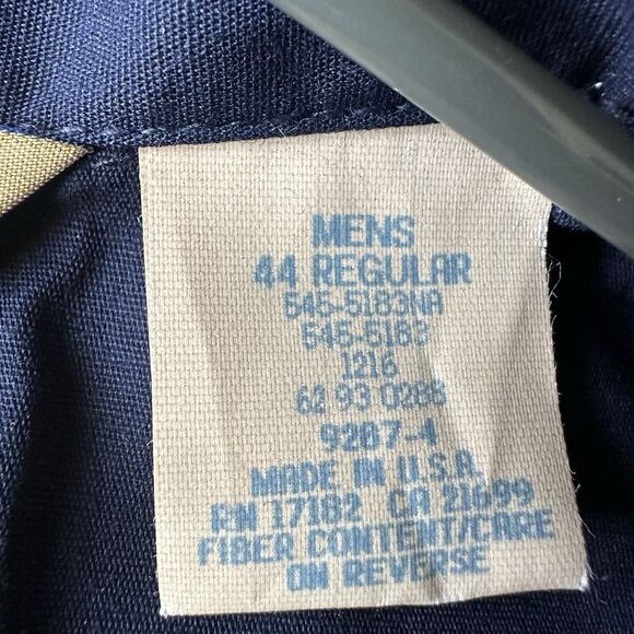 VTG BIG MAC PENNEYS BLUE COVERALLS MECHANIC / WORKWEAR UNIFORM 44Reg Dead Stock - Picture 15 of 16